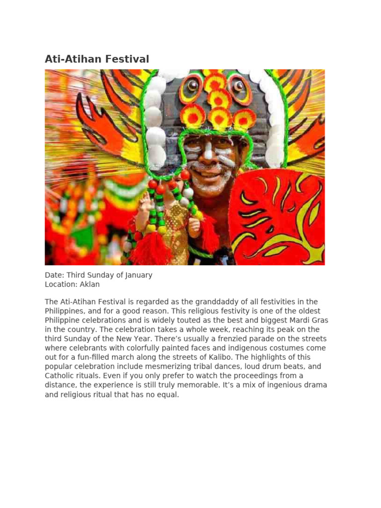 Overview of Philippine Festivals | PDF | Cebu | Festival