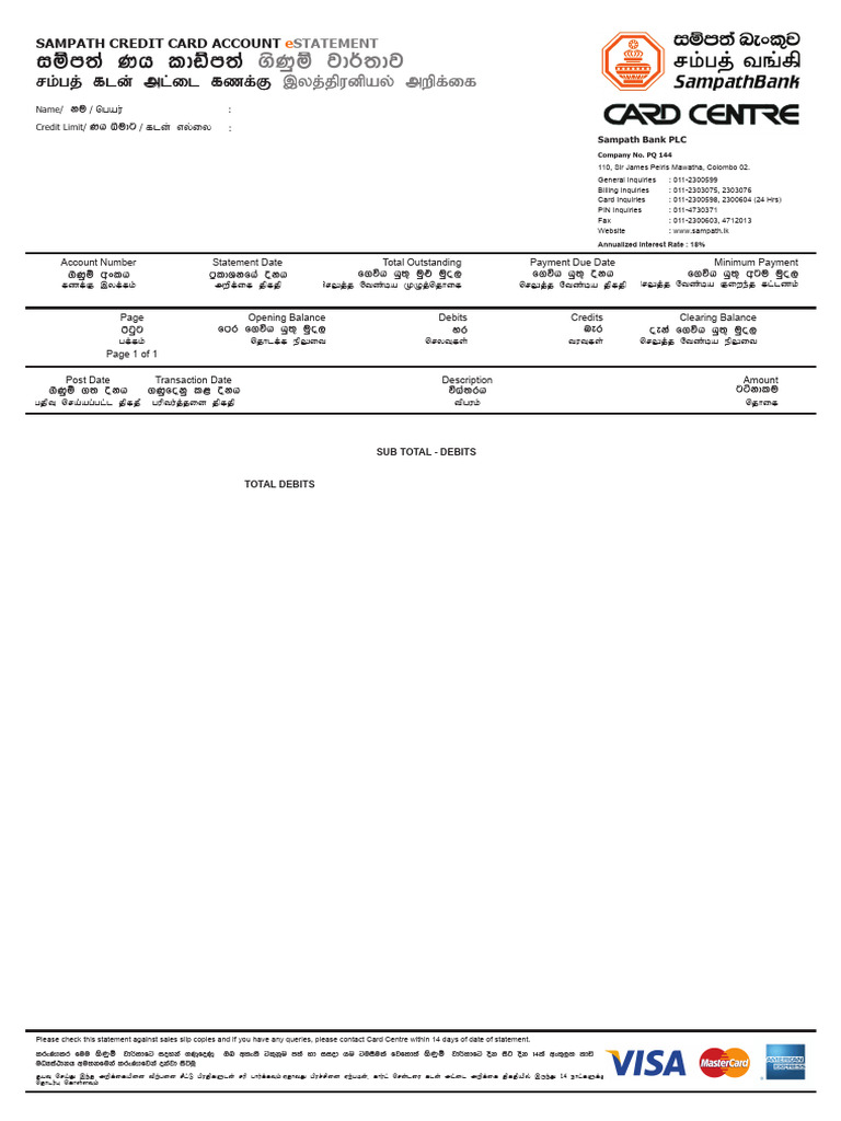 Credit Card Statement Format 09 09 2020 D5b9a6b843 60062456e3 ...