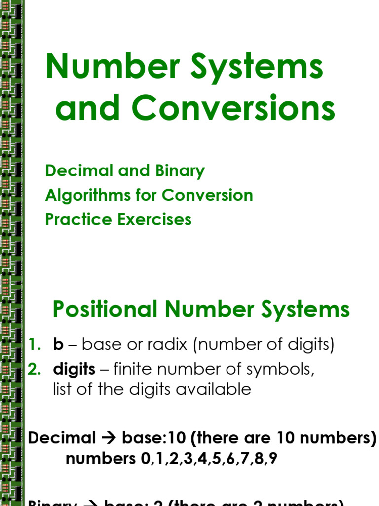 7-Binary Conversions | PDF | Division (Mathematics) | Decimal