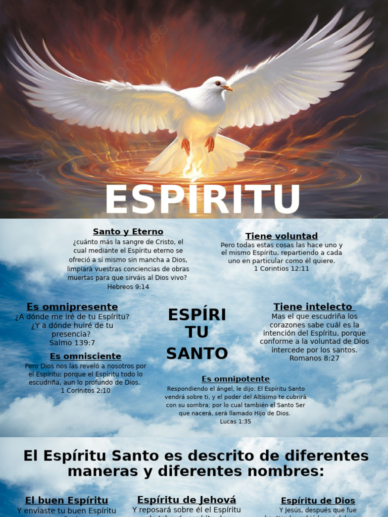 Espiritu Santo Presentación | PDF | espíritu Santo | Dios