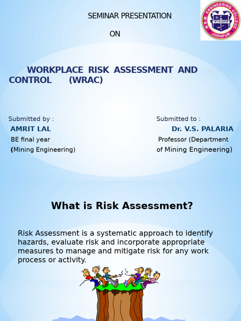 Workplace and Risk Assesment | PDF | Risk | Risk Assessment