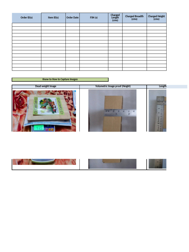 Shipping Order Image Capture Guide | PDF