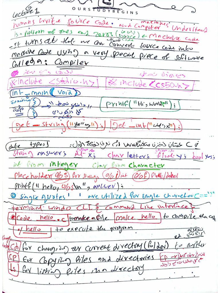 C Program Language Notes | PDF