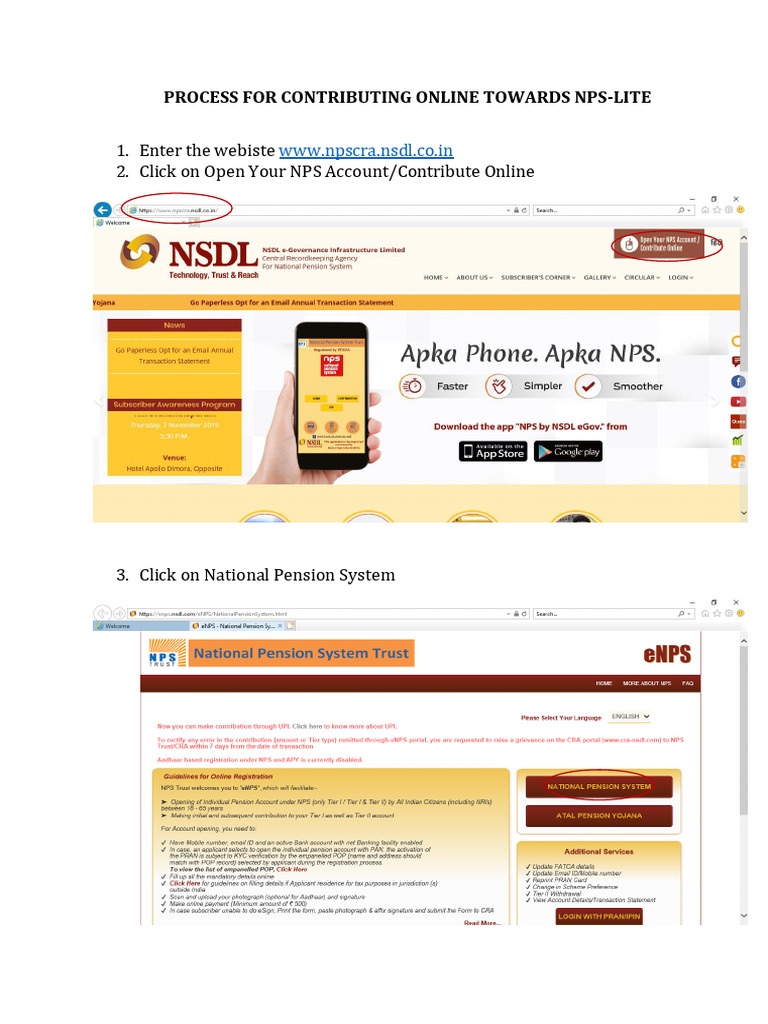 NPS-Lite Online Contribution Guide | PDF
