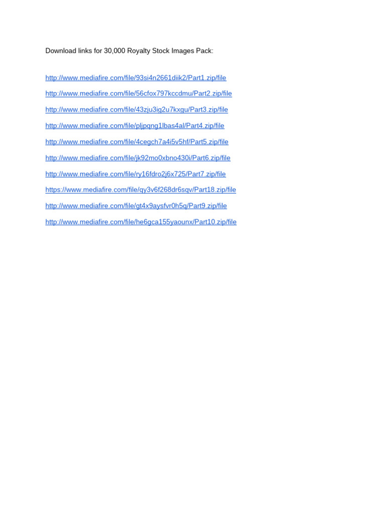 Stock Images Pack | PDF