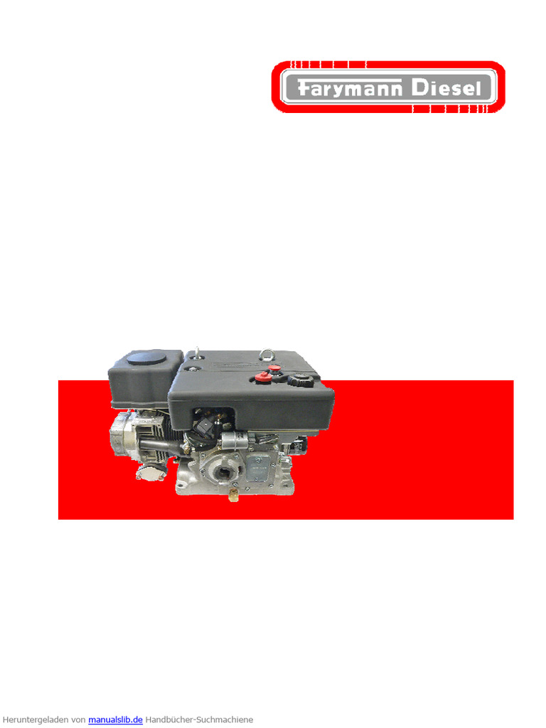 Betriebsanleitung: Dieselmotor Typ 43F | PDF