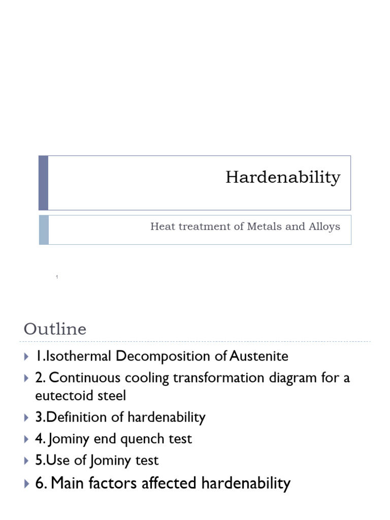 4 Hardenability | PDF