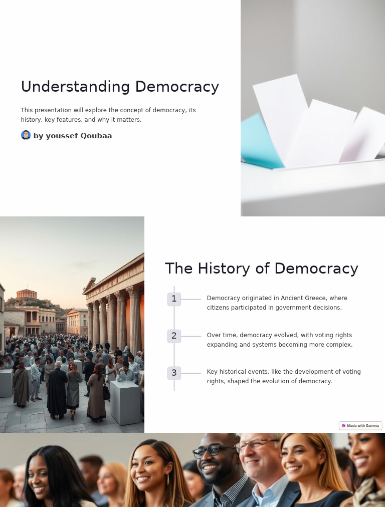 Understanding Democracy: History & Importance | PDF | Democracy ...