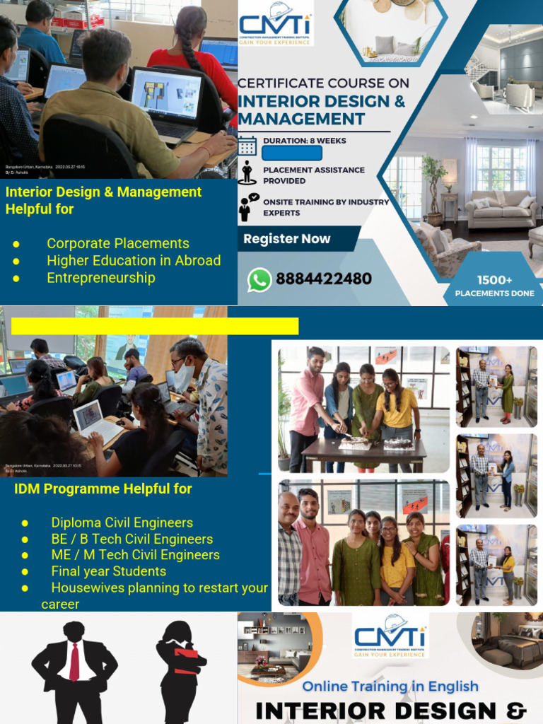 Interior Design & Site Management Course | PDF