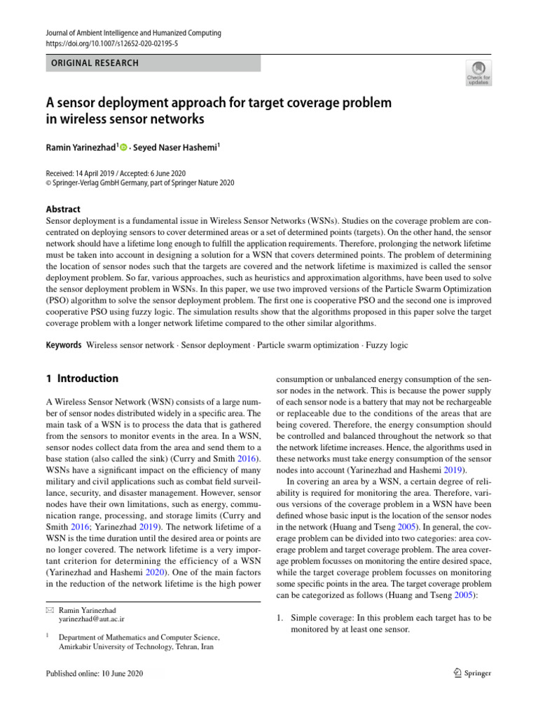 WSN 2022 | PDF | Wireless Sensor Network | Linear Programming