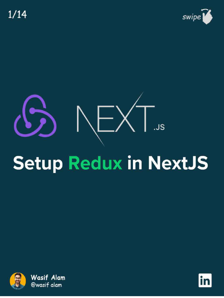 Setup Redux in NextJs | PDF