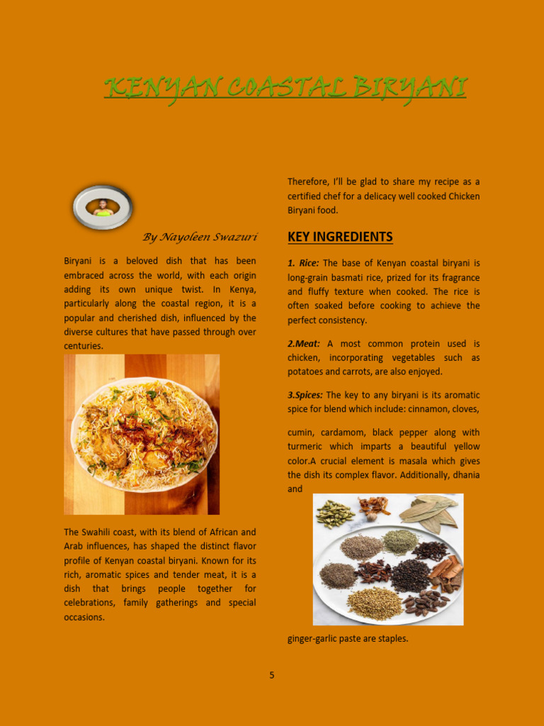 FOOD FINAL ARTICLE | PDF | Food And Drink Preparation | Cooking