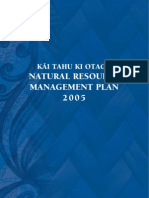 Natural Resource Management Plan 2005 - Table of Contents