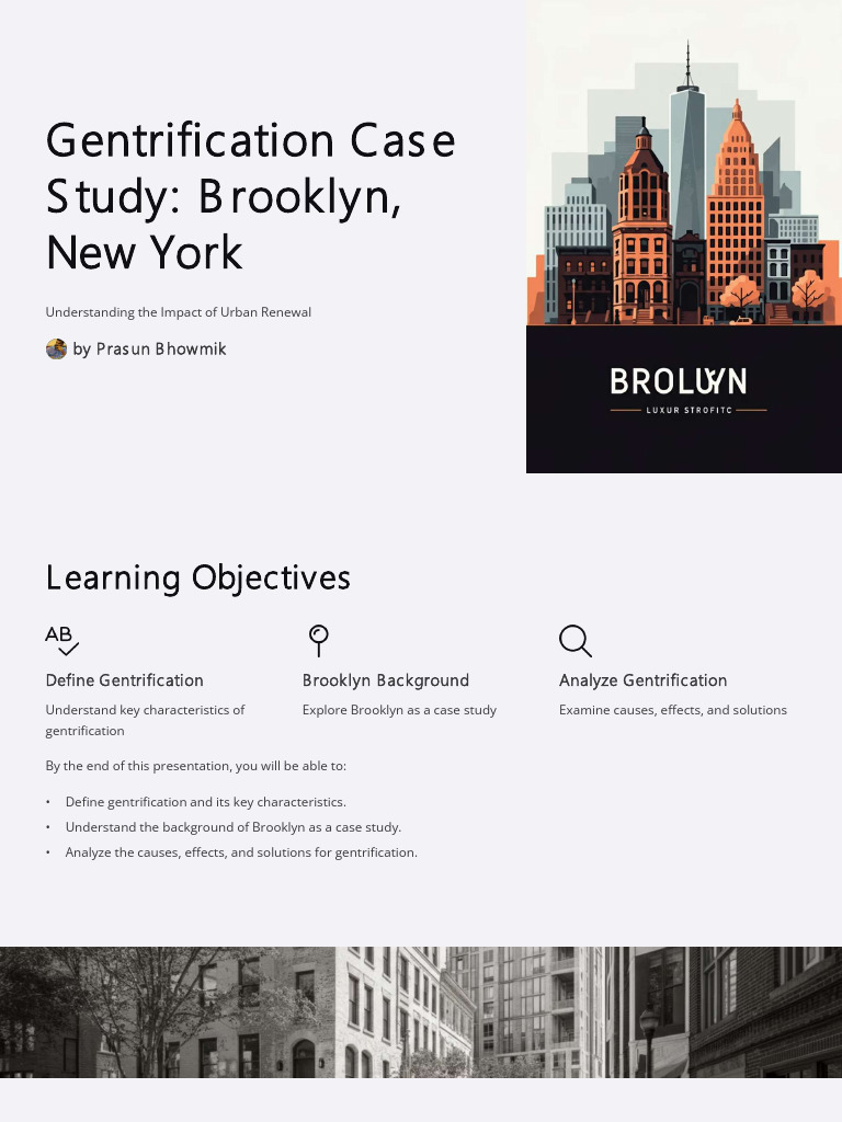 Gentrification Case Study Brooklyn New York Pdf Cost Of Living
