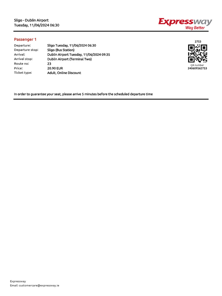 Expressway Ticket | PDF