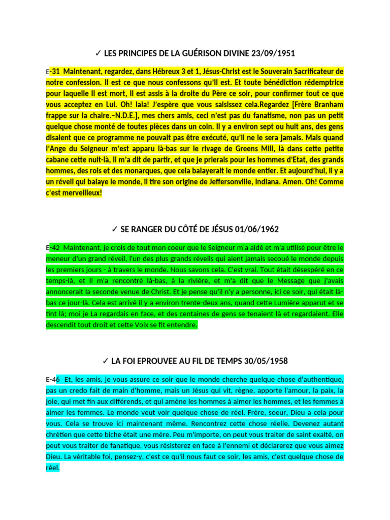 Principes de guérison divine expliqués | PDF | Dieu | Doctrines et ...
