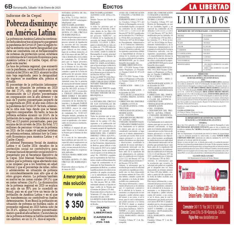 6B - Sáb 18 de Enero de 2025 | PDF