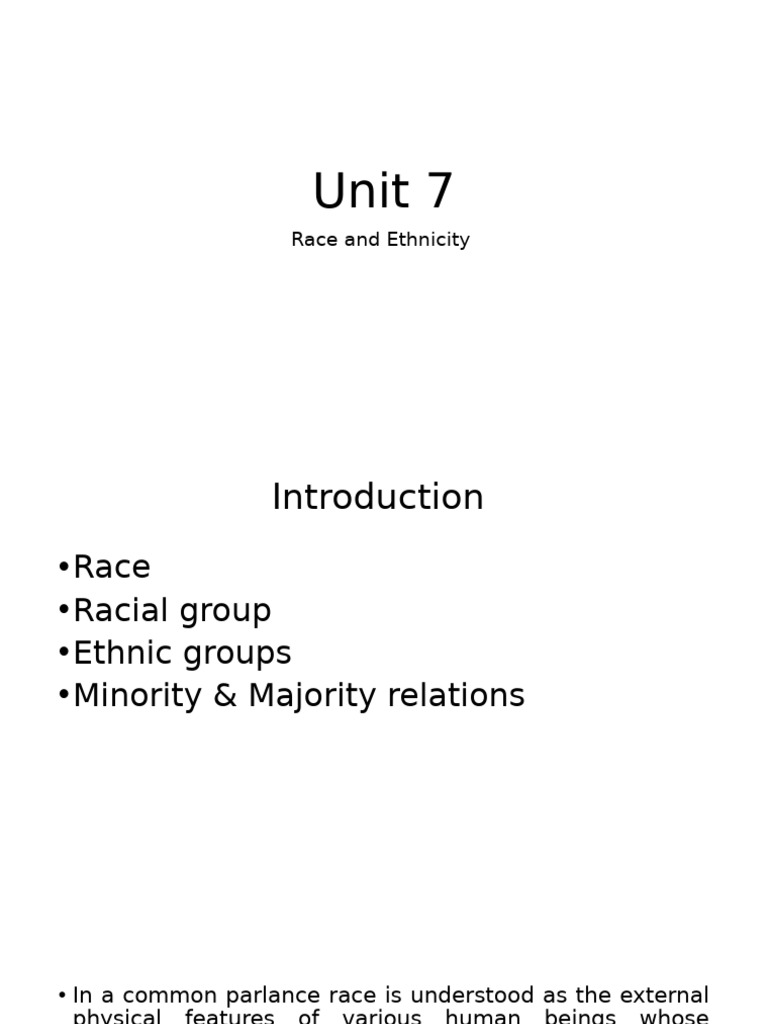Understanding Race and Ethnicity Concepts | PDF | Race (Human ...