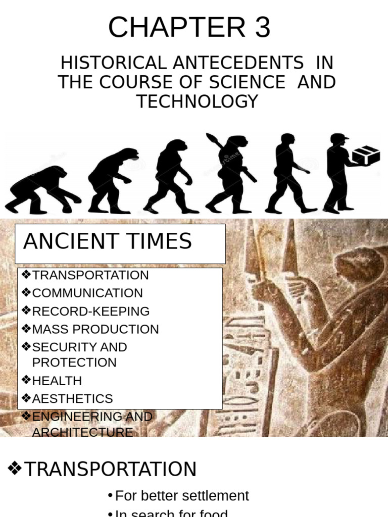 Historical Advances in Science & Technology | PDF