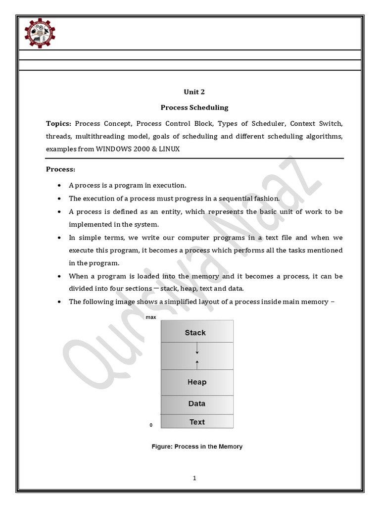 Unit 2 Os Notes Pdf Thread Computing Process Computing