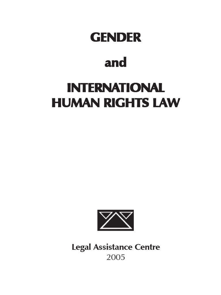 Gender and International Human Rights Law Legal Assistance Center | PDF ...