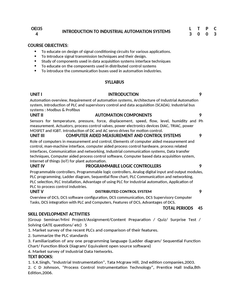 Industrial Automation Essentials | PDF | Programmable Logic Controller ...