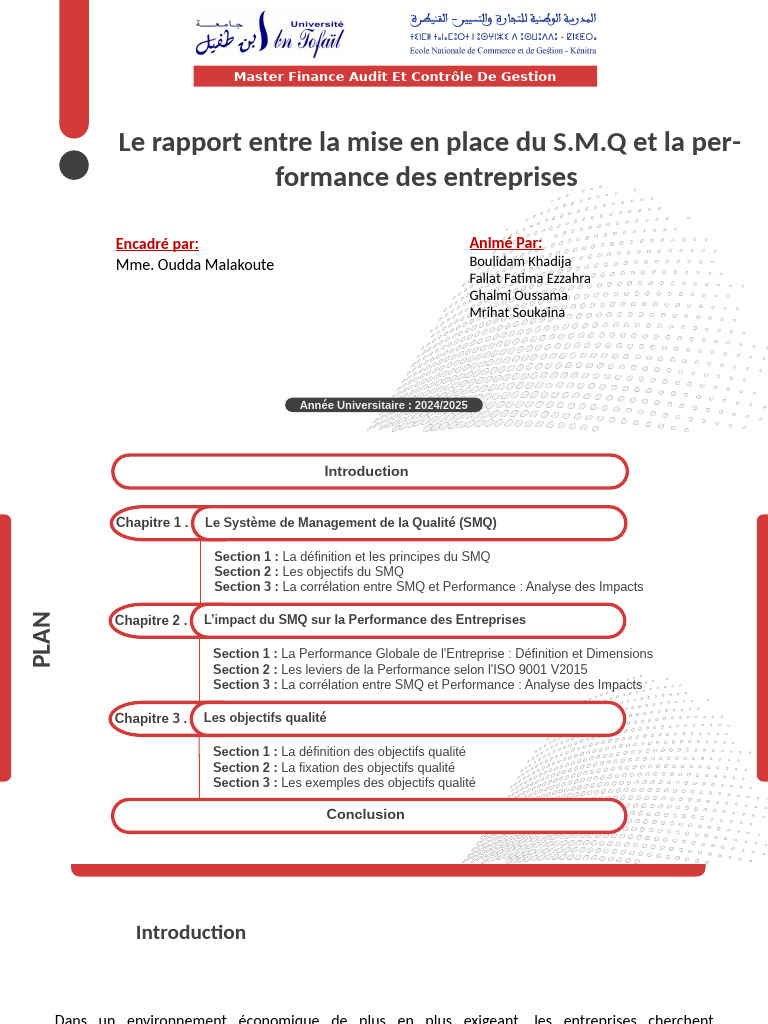Impact du SMQ sur la Performance Entreprise | PDF | Système de ...