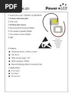 Datasheet Led 3MM | PDF | Light Emitting Diode | Electrical Components