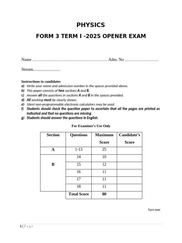 Physics Physics Marking Scheme Pdf Density Brownian Motion