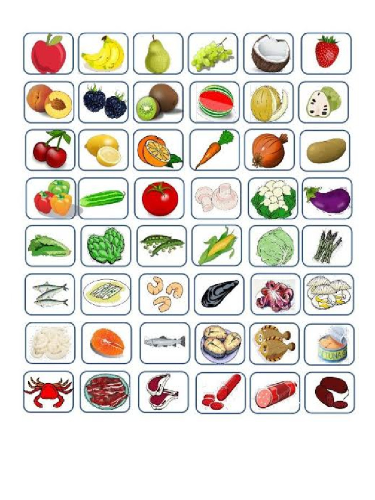 Recortes de Alimentos Sanos | PDF