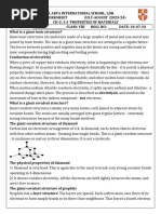 Giant Ionic Structures in Chemistry | PDF | Ionic Bonding | Chemical ...