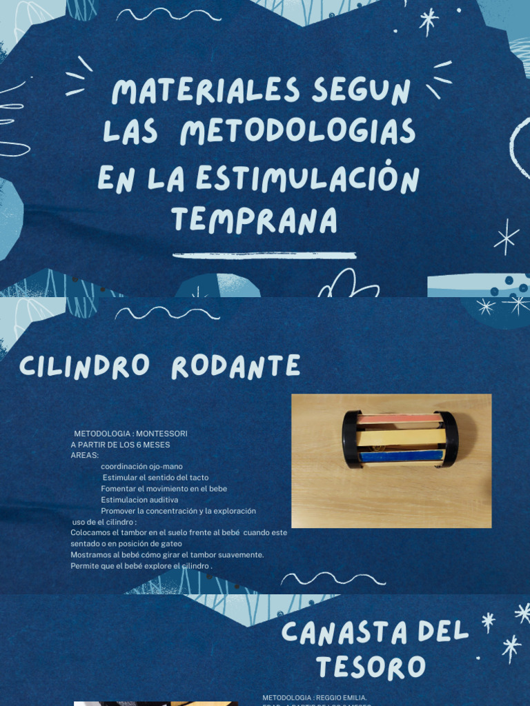 Estimulación Temprana: Métodos y Materiales | PDF