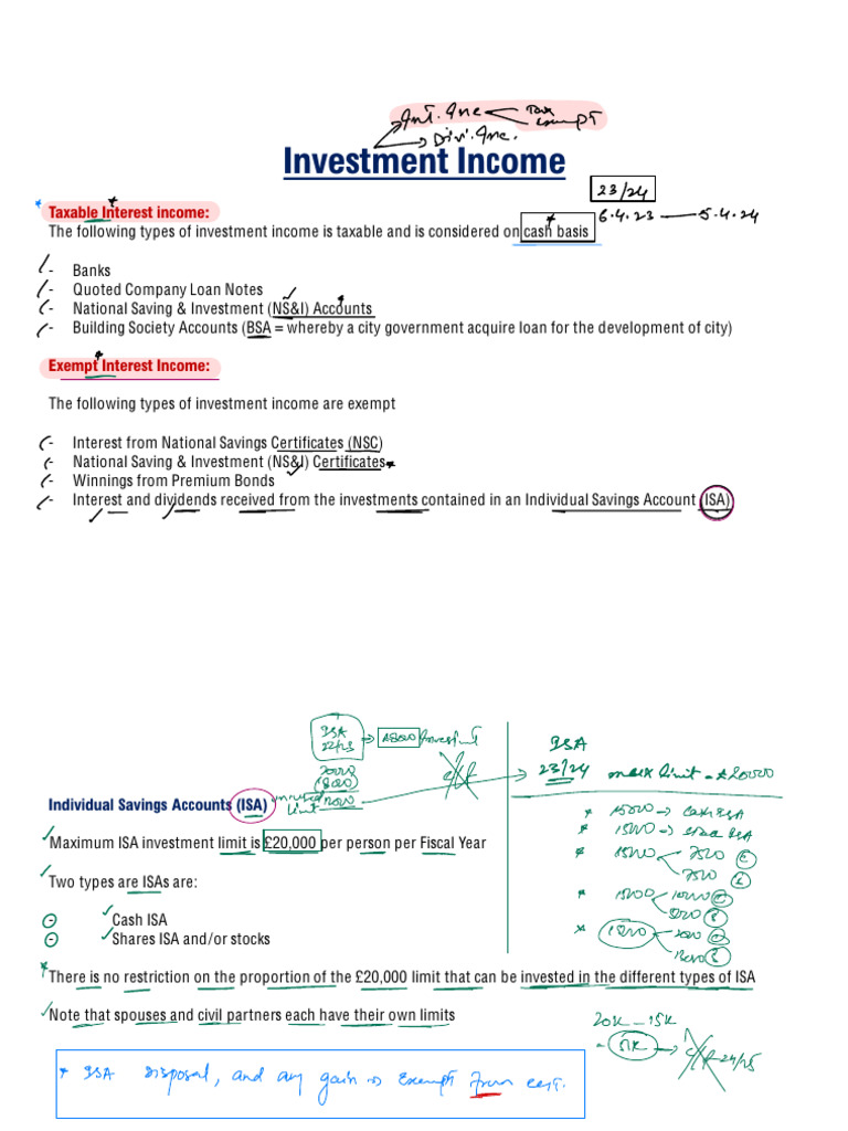 4 Interest Income and Dividend Income | PDF | Interest | Accrual