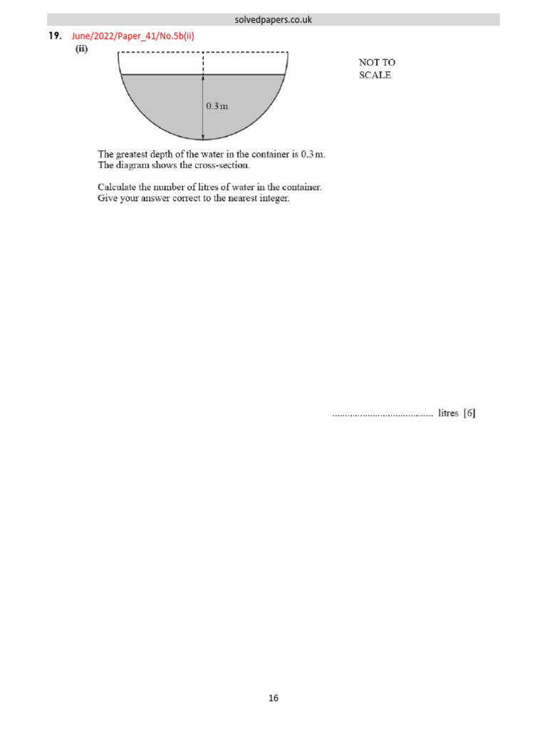 2022 Mensuration IGCSE 0580 | PDF