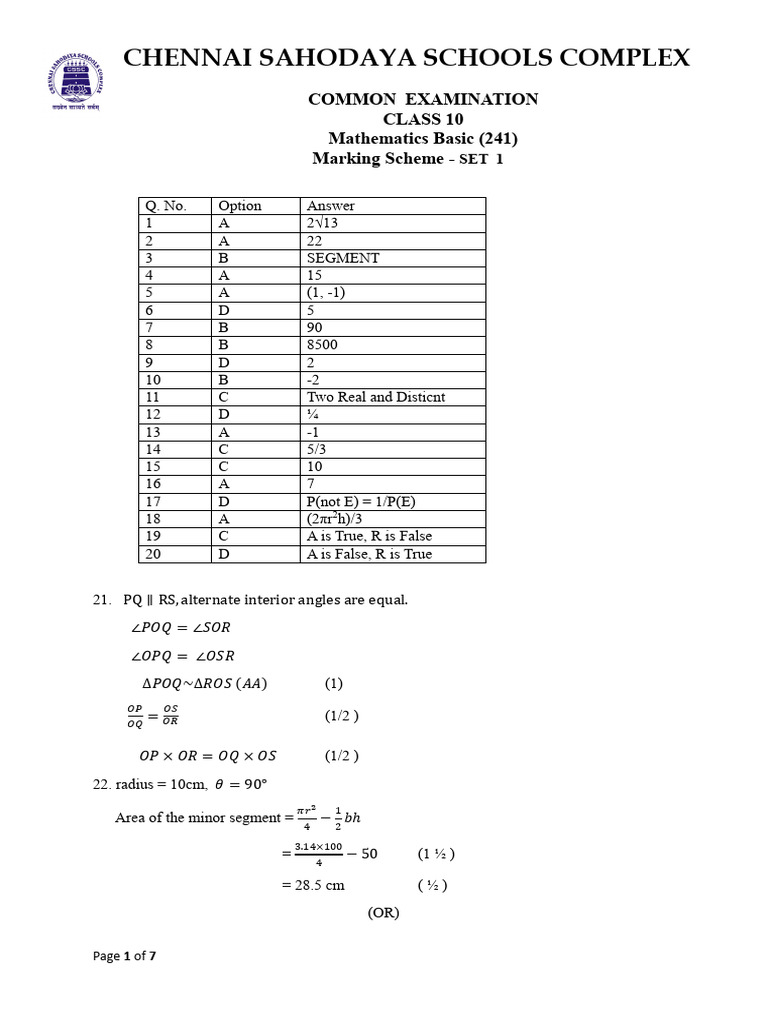 Maths Basic - CE - MS - Set 1 | PDF | Volume | Elementary Geometry