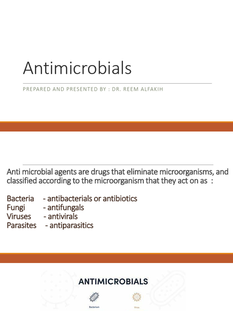 Comprehensive Guide to Antimicrobials | PDF | Bacteria | Virus