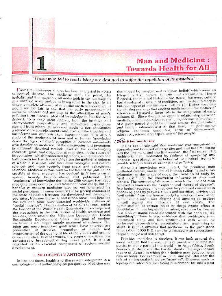 Man and Medicine | PDF