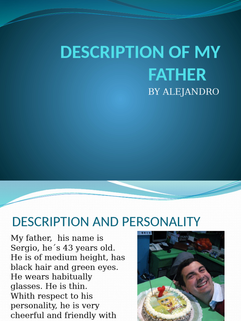 My Father's Personality and Hobbies | PDF