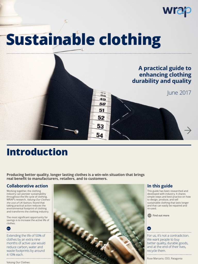 Enhancing Clothing Durability Guide | PDF | Textiles | Dye