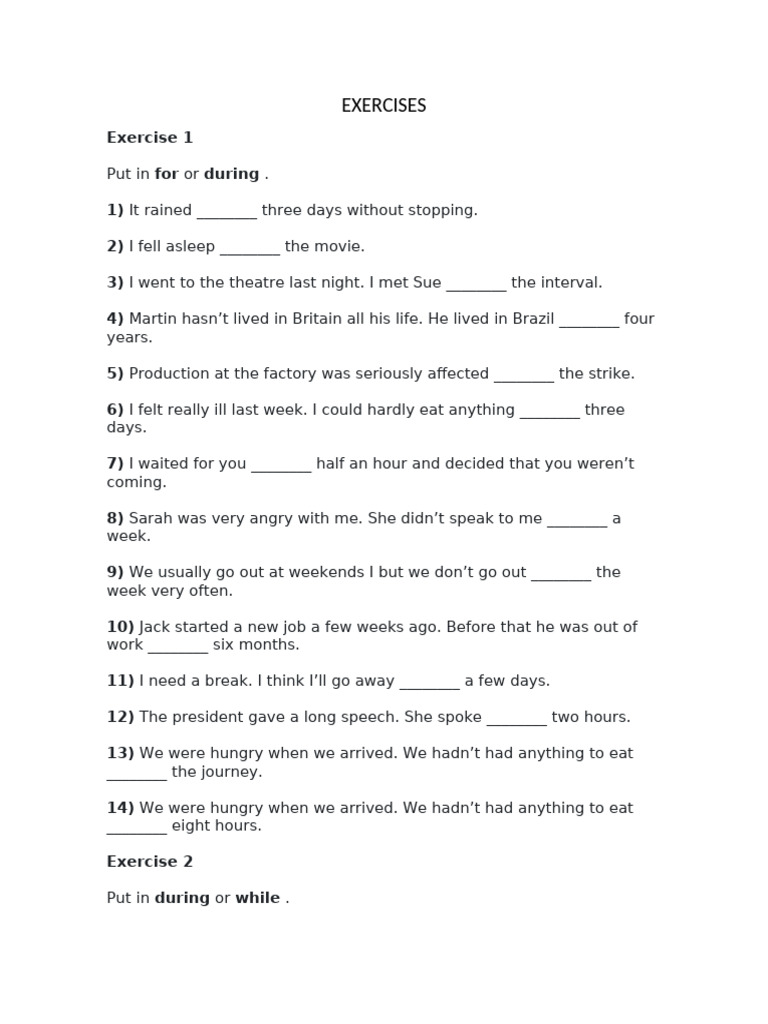 Exercises 1 | PDF