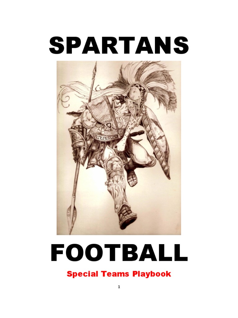 Spartans Special Teams Playbook 2011 Pdf Positions Team Sports