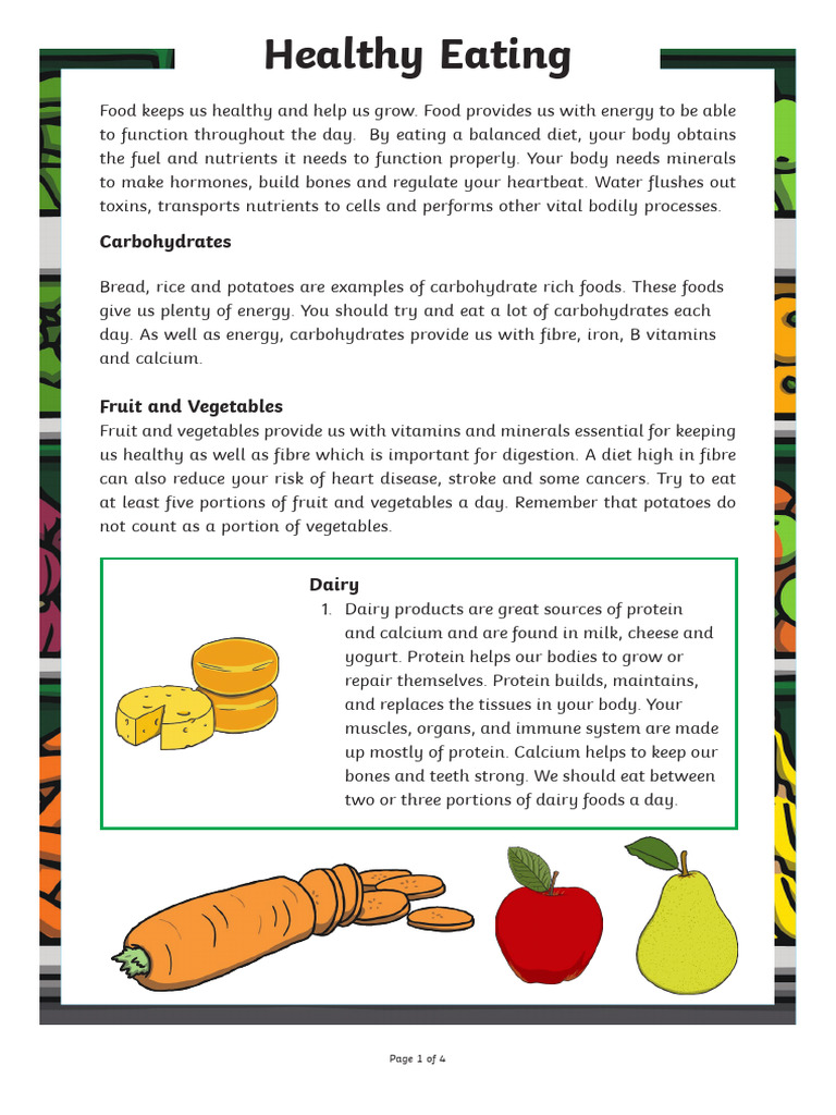 Essential Guide to Healthy Eating | PDF | Foods | Healthy Diet