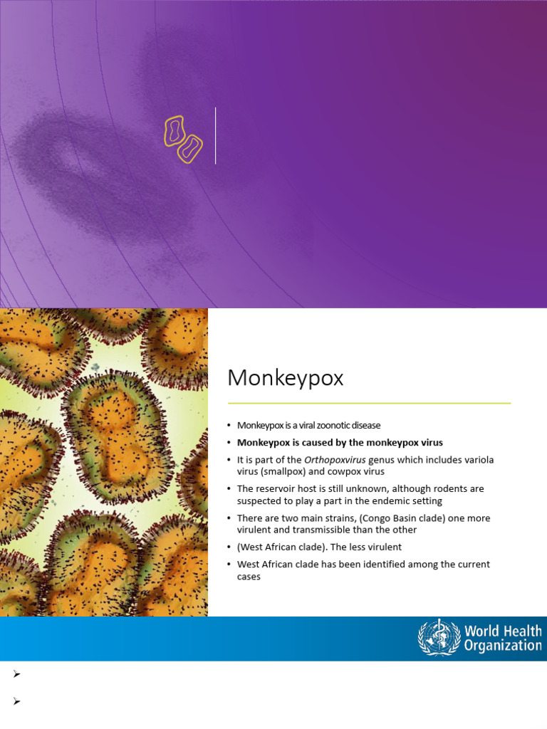 Monkeypox: Surveillance and Response Guide | PDF | Smallpox | Infection