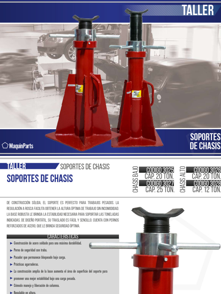 soporte-de-chasis-alto-25-toneladas-3028-high-stand-25t | PDF