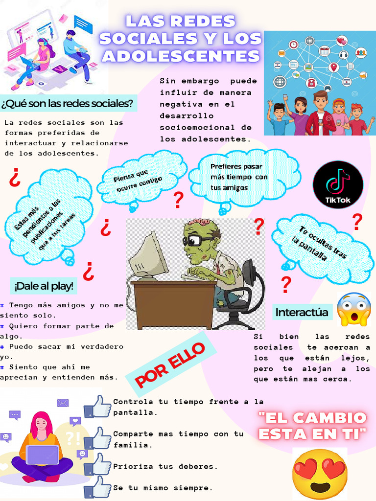 Impacto de las Redes Sociales en Adolescentes | PDF