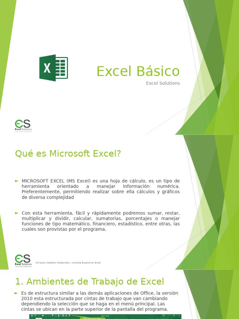 Guía Completa de Excel Básico | PDF | Microsoft Excel | Hoja de cálculo