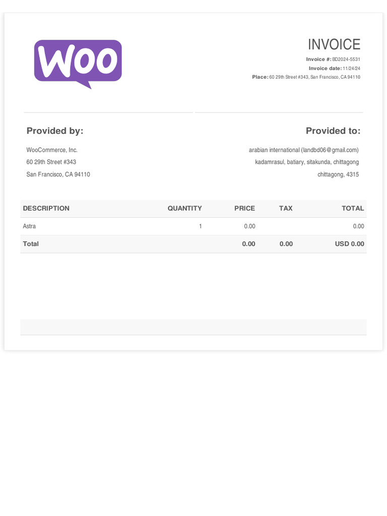 Invoice | PDF