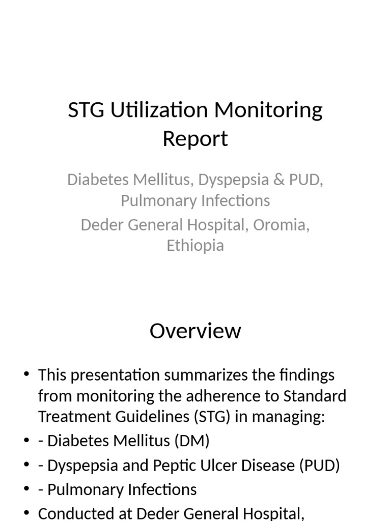 STG_Monitoring_Report_Presentation | PDF