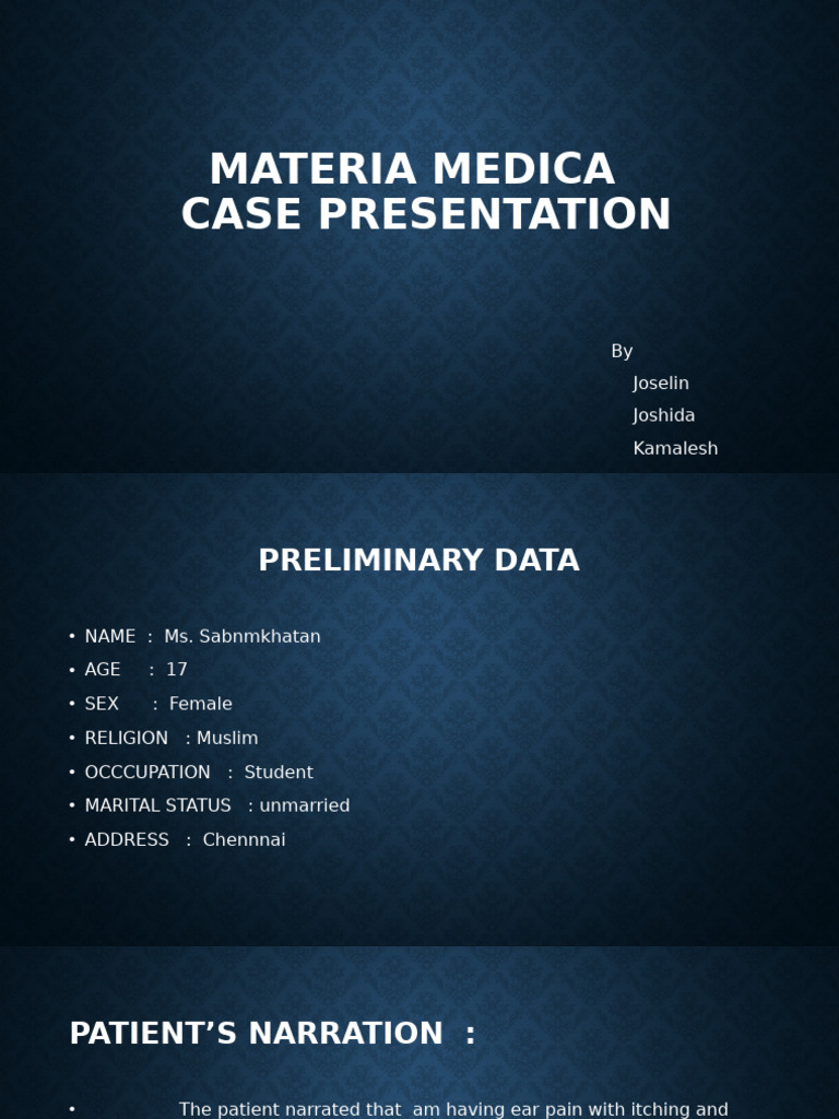 Ear Pain Case Study: Acute Otitis Externa | PDF | Health Care ...