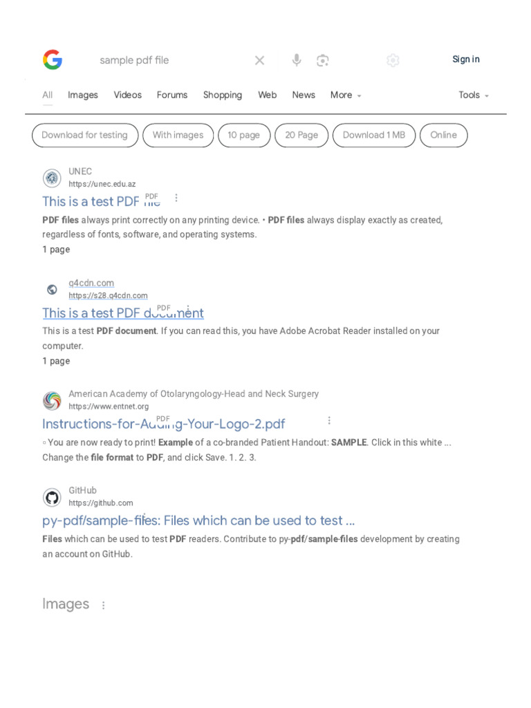 Sample PDF File for Testing Purposes | PDF | Software Engineering ...